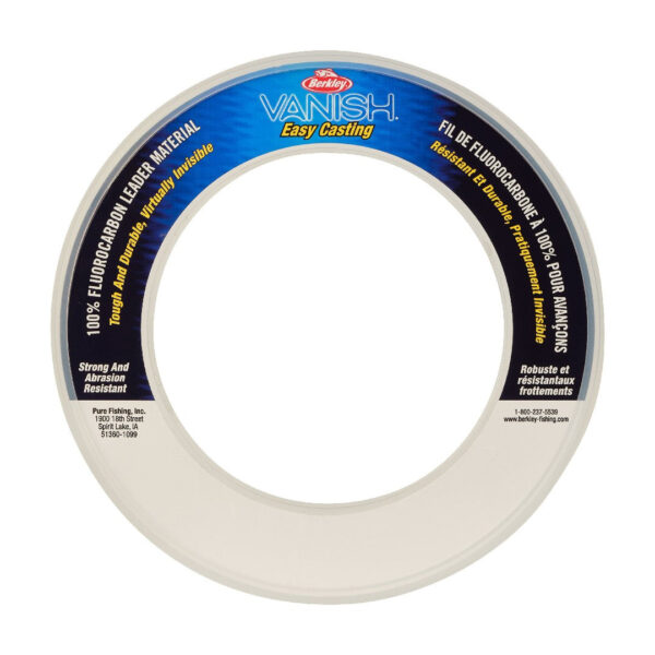 Berkley Vanish® Leader Material Coil Leader Wrist Spool Clear