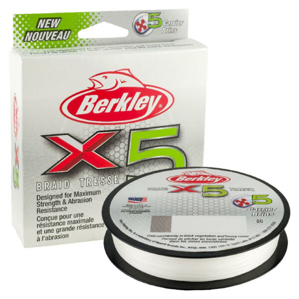 Berkley x5 Superline Braid Filler Spools Crystal 164 yd